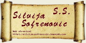 Silvija Sofrenović vizit kartica